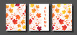 © Костенко - Vector set of autumn banners. Bright autumn maple leaves. Vector illustration of EPS10