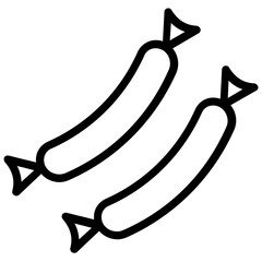 Wall Mural - Fish sausages