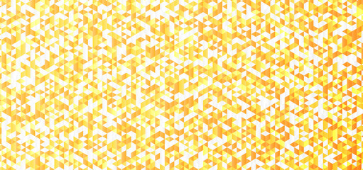 Wall Mural - polygon pattern triangla design yellow color concept abstract background.