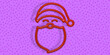 canvas print picture - Weihnachtsmann Icon.