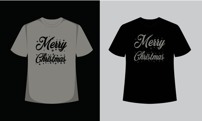 Wall Mural - merry christmas t-shirt design