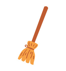 Poster - halloween witch broom isolated icon