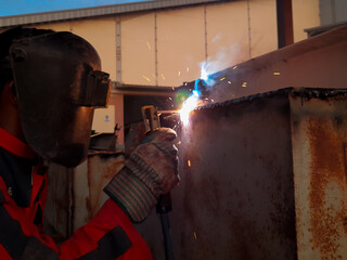 welder at work