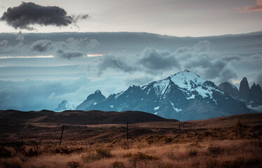 sunrise in the mountains