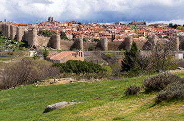 Wall Mural - historic city of Avila