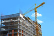 © Unkas Photo - Crane and highrise construction site