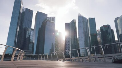 Wall Mural - Singapore Business District