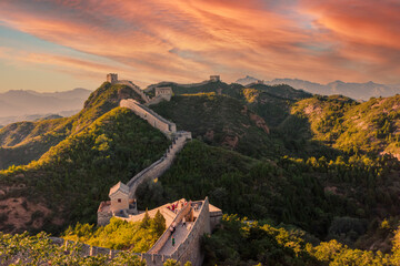 Wall Mural - great wall of china