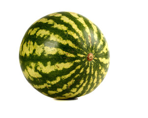 Sticker - Three water melons on white background