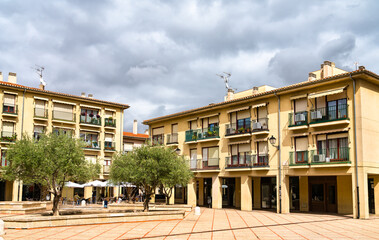 Canvas Print - Architecture of Alcala de Henares near Madrid in Spain