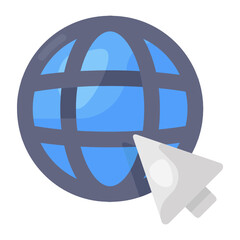 Wall Mural - a vector of web browser in editable style