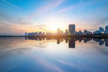 Canvas Print - Urban Scenery of Nanchang New District,jiangxi,china