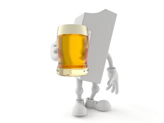 Sticker - Number one character holding beer glass