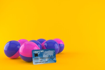 Sticker - Paintballs with credit card