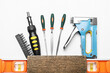 © Pixel-Shot - Set of construction tools on white background