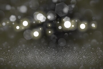 yellow cute bright glitter lights defocused bokeh abstract background, festival mockup texture with blank space for your content