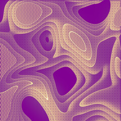 Leinwandbilder - 3D rendering abstract pink colored pattern background. Graphic design template