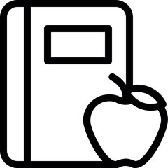 Canvas Print - 
Open Book Flat Vector Icon
