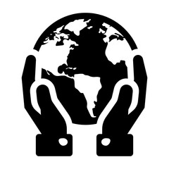 Wall Mural - icon of global success, flat design of job promotion concept