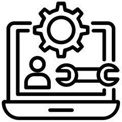 
Web template. Computer website designing and programming interface
