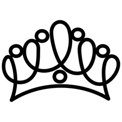 Sticker - Royal Crown Vector 