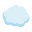 cloud sky cartoon icon isolated design