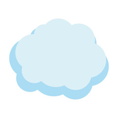 Poster - cloud sky cartoon icon isolated design