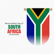 vector graphic of reconciliation day of south africa good for reconciliation day of south africa celebration. flat design. flyer design.flat illustration.