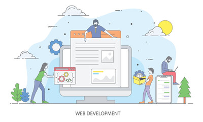 Web Development illustration 