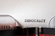 Democracy concept view