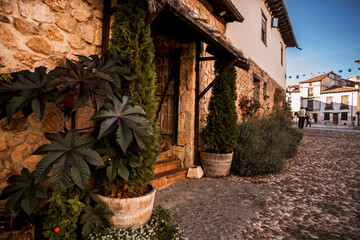 Covarrubias houses in Burgos (Spain)