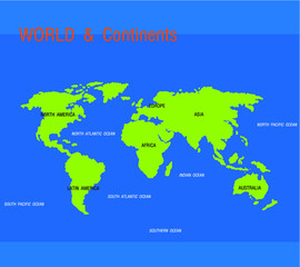  world map with background