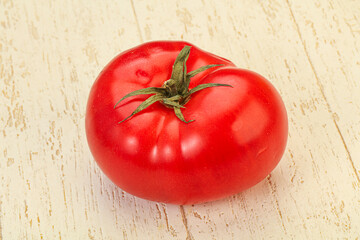 Ripe tasty red big tomato