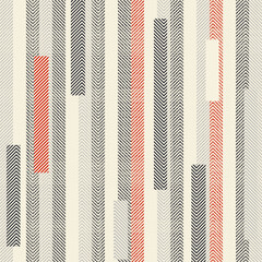 Aufkleber - Abstract seamless striped geometric pattern in retro colors. Vector shabby striped pattern can be used for ceramic tile, wallpaper, linoleum, textile, web page background
