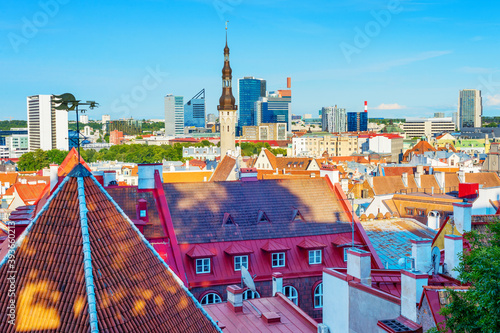 Skyline Tallinn cityscape E...