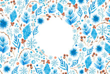 Directly Above Shot Of Blue Pattern On White Background
