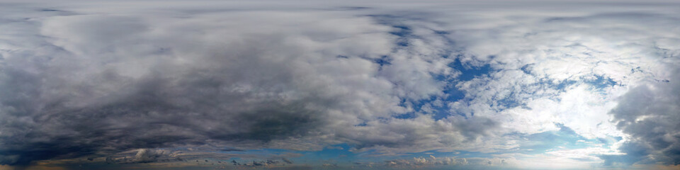 Wall Mural - sky hemisphere. dome photo of sky for your 360° vr photography or video