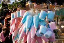 Sweet Cotton Candy -  Christmas Delicious Traditional Gifts And Snacks.