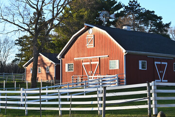 Wall Mural - Small Barn and Shed