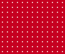 Vintage Polka Dots White And Red Pattern, Colorful Background -