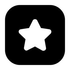 Poster - 
Ranking star in editable filled style 
