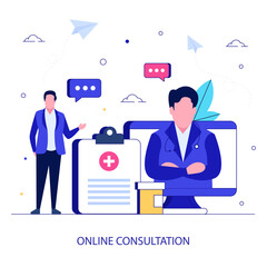 Sticker - Online Consultation Illustration 