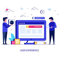 Sticker - User Experience Illustration