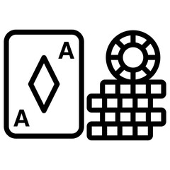 Sticker - Casino Card Game