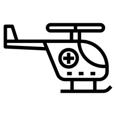 Canvas Print - Air Ambulance Transport 