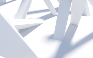Wall Mural - 3D three-dimensional space concept creative map