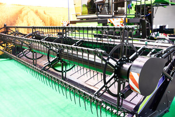 Wall Mural - Self-propelled mower conditioner with grain swath header