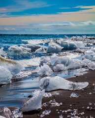 Wall Mural - Ice Lagoon - Jokulsarlon, Iceland