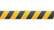 © WebPencil - The stripe is yellow and black. Fence tape. warnings, danger. Vector illustration.