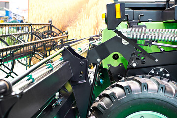 Wall Mural - Self-propelled mower conditioner with grain swath header